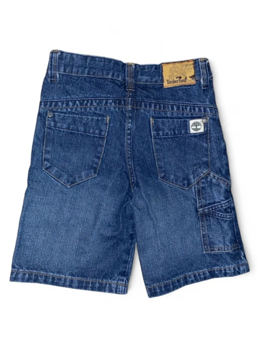 Timberland Men's Dark Blue Denim Carpenter Shorts